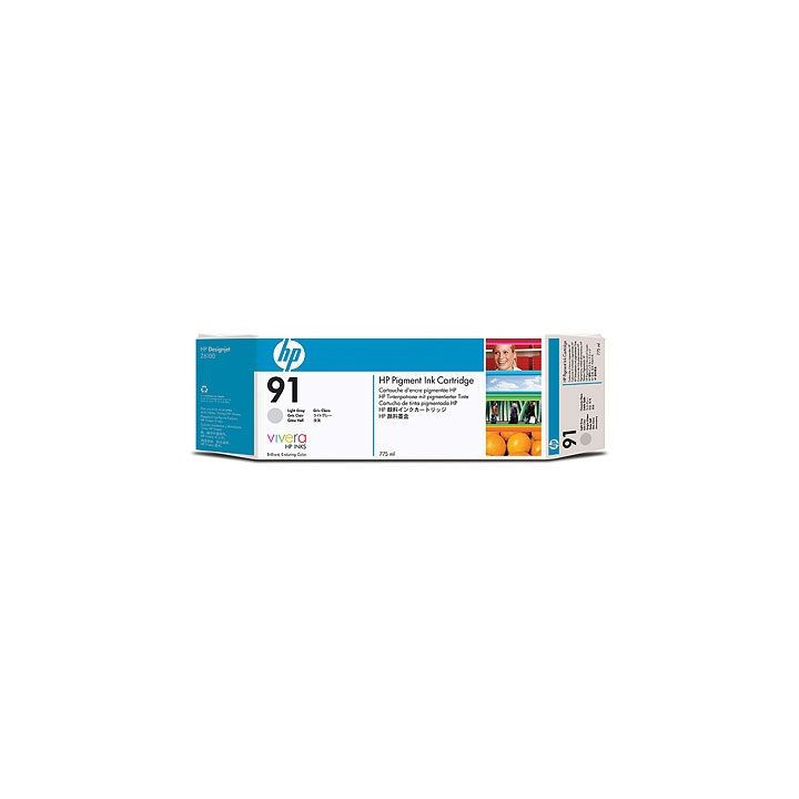 Cartouche d'encre gris clair HP 91 775 ml