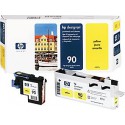 Tête d'impression jaune et dispositif de nettoyage HP 90 C5057A