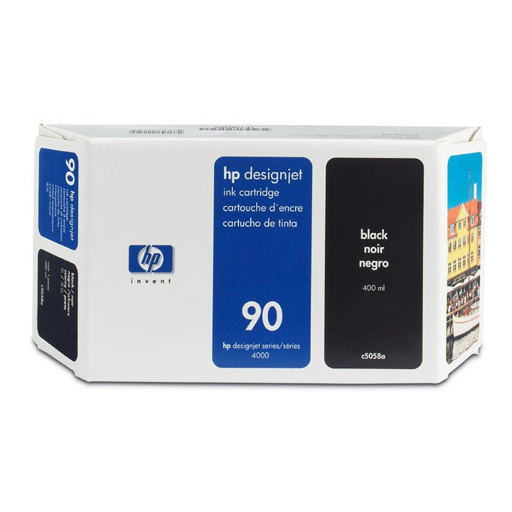 Cartouche d'encre noire HP 90 400-ml
