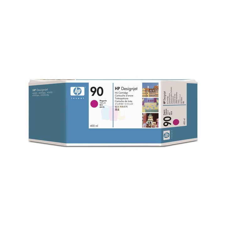 Cartouche d'encre magenta HP 90 400-ml