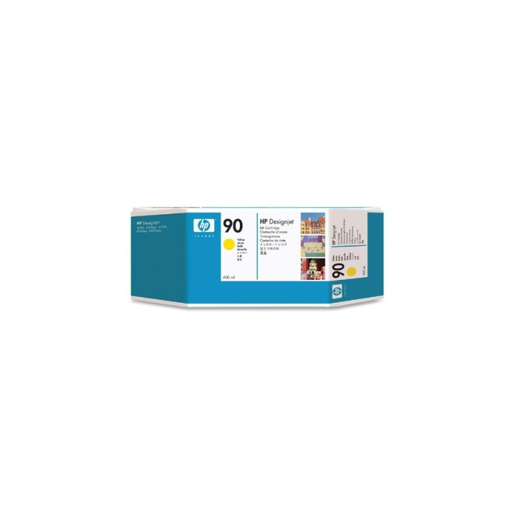 Cartouche d'encre jaune HP 90 400-ml