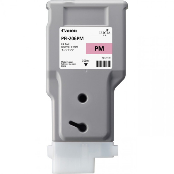 Cartouche d'encre CANON Magenta Photo PFI-206 PM 300ml