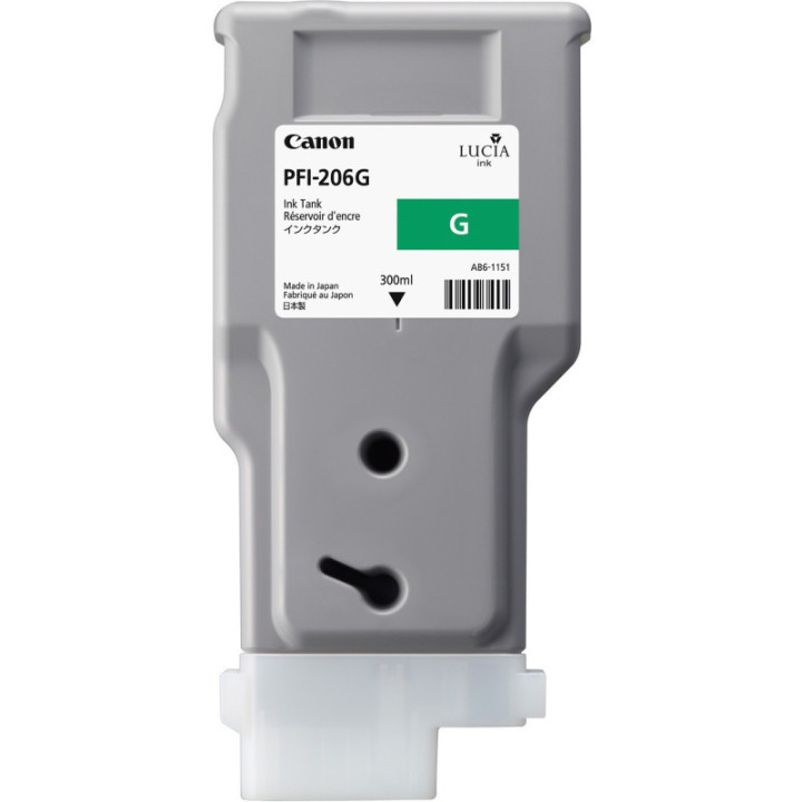 Cartouche d'encre CANON Vert PFI-206 G 300ml