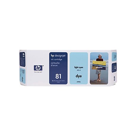Hp 81 - cartouche d`impression -  Cyan clair