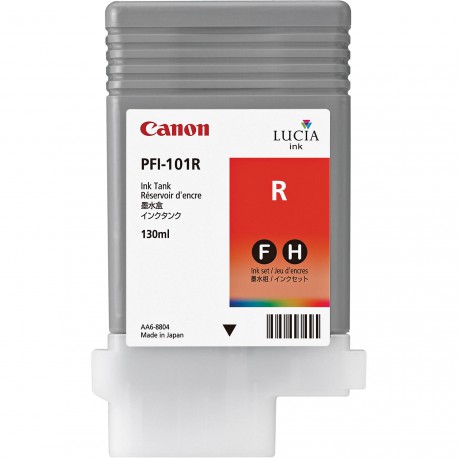 Cartouche d'encre CANON Rouge PFI-101 R 130Ml