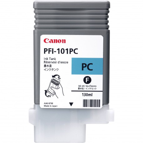Cartouche d'encre CANON Cyan Photo LUCIA PFI-101 PC 130Ml