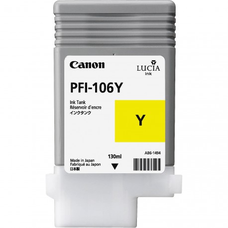 Cartouche d'encre CANON Jaune PFI-106 Y 130Ml