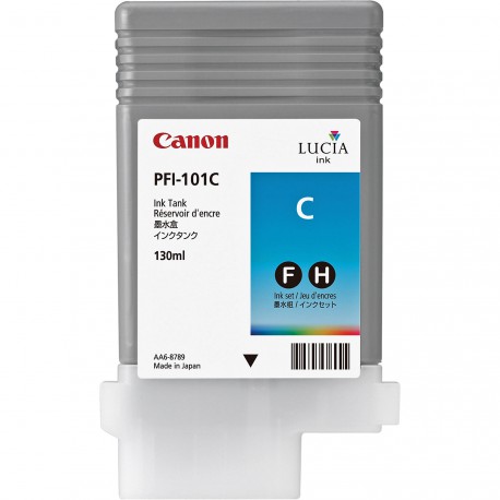 Cartouche d'encre CANON Cyan PFI-101 C 130Ml