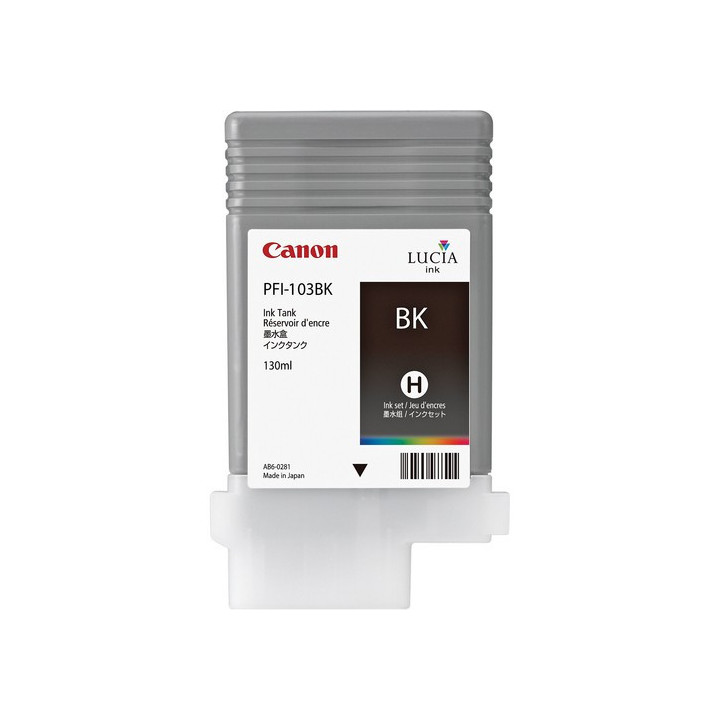 Cartouche d'encre CANON Noire PFI-103 BK 130ml