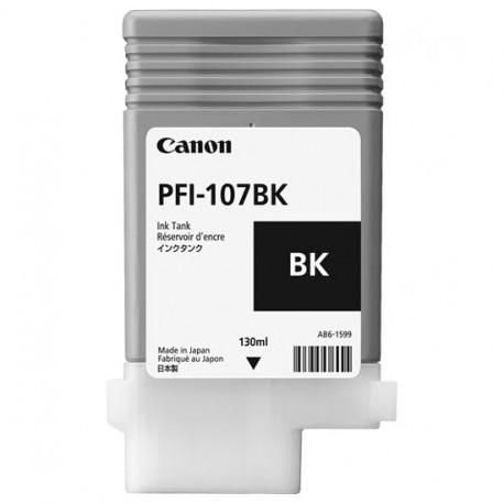 Cartouche d'encre CANON Noir Photo PFI-107 BK 130ml