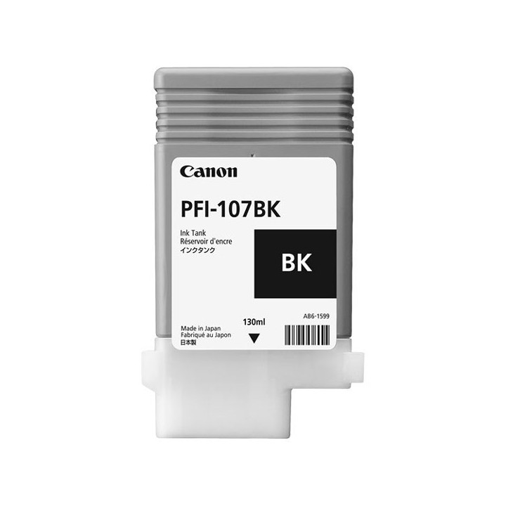 Cartouche d'encre CANON Noir Photo PFI-107 BK 130ml