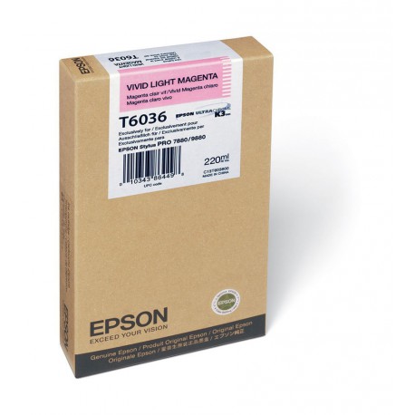Cartouche d'encre EPSON T6036 Magenta Clair - 220Ml