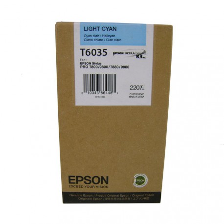 Cartouche d'encre Cyan Clair Epson 220Ml