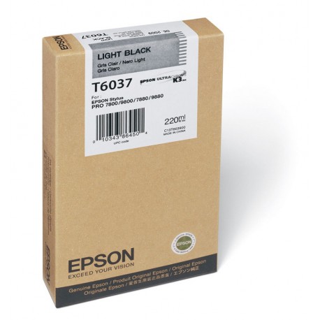 Cartouche d'encre Gris Epson 220Ml