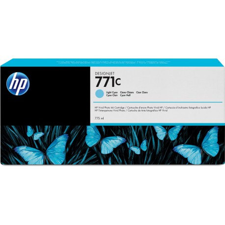 Cartouche d'encre photo Vivid HP  771C Cyan Clair - 775ml