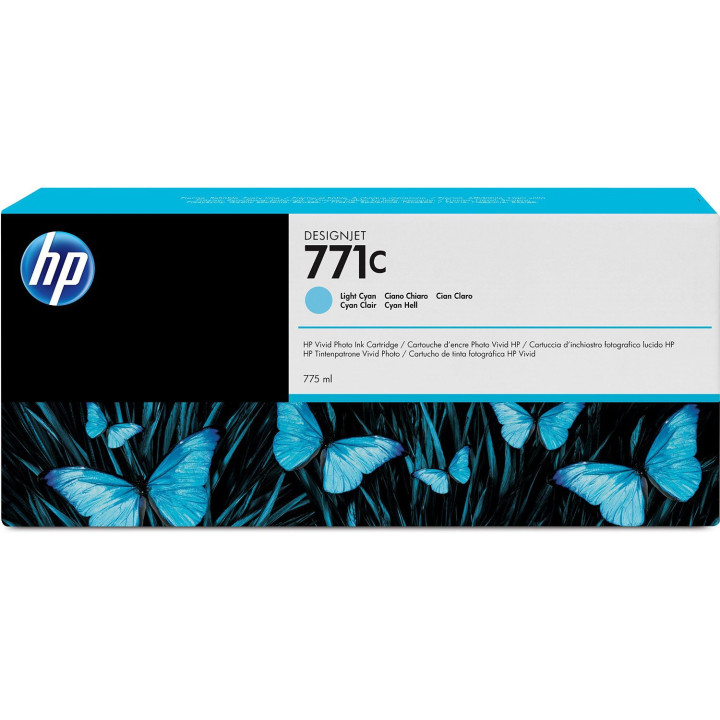 Cartouche d'encre photo Vivid HP  771C Cyan Clair - 775ml