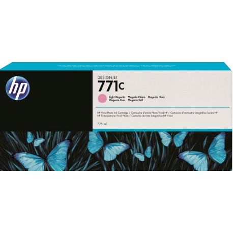 Cartouche d'encre photo Vivid HP  771C  Magenta Clair  - 775ml