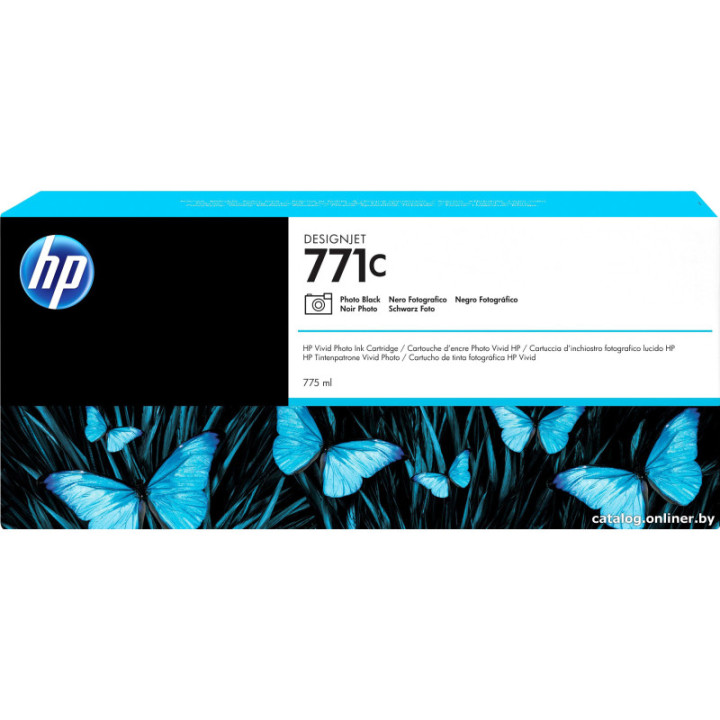 Cartouche d'encre photo Vivid HP  771C  Noir Photo  - 775ml