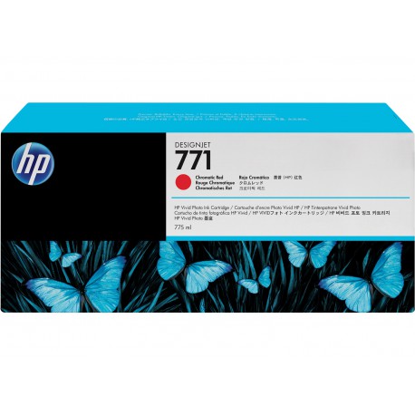 Cartouche d'encre photo Vivid HP  771C  Rouge Chromatique  - 775ml