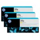 Pack 3 cartouches d'encre photo Vivid HP 771C Jaune - 775 ml