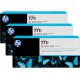 Pack 3 cartouches d'encre photo Vivid HP 771C Magenta Clair - 775 ml