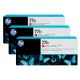 Pack 3 cartouches d'encre photo Vivid HP 771C Rouge Chromatique - 775 ml