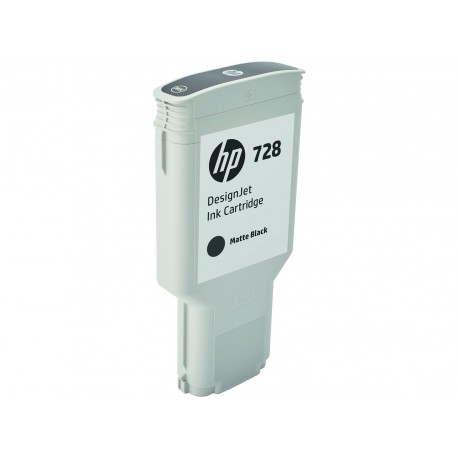 Cartouche d'encre Noir mat HP 728 300ML