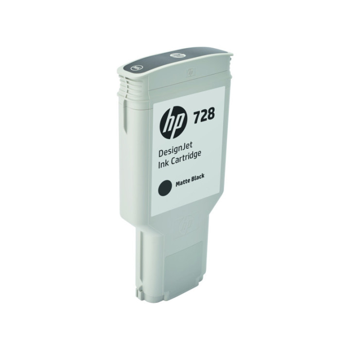 Cartouche d'encre Noir mat HP 728 300ML