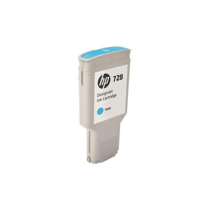 Cartouche d'encre Cyan HP 728 300ML