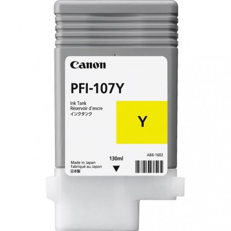 Cartouche d'encre CANON Jaune PFI-107 Y 130ml