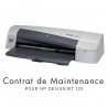 Contrat de maintenance 1 an HP Designjet 120