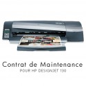 Contrat de maintenance HP 130 - 1 an