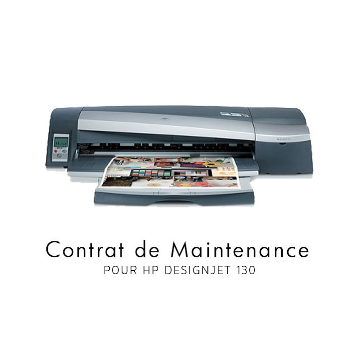 Contrat de maintenance 1 an pour HP 130