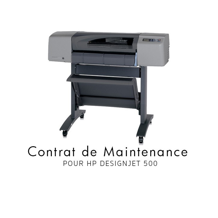 Contrat de maintenance 1 an pour HP 500