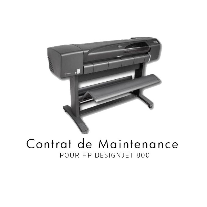 Contrat de maintenance 1 an pour HP 800