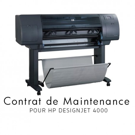 Contrat de maintenance 1 an pour HP 4000