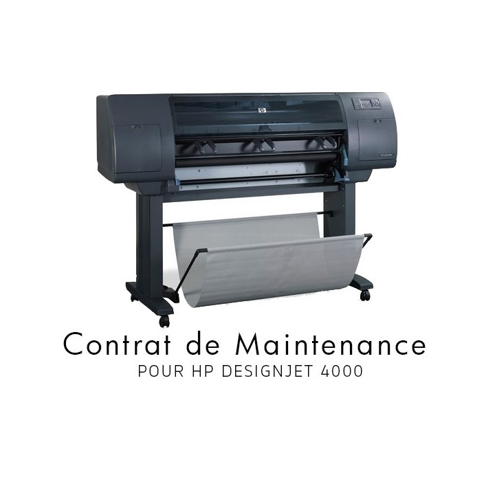 Contrat de maintenance 1 an pour HP 4000