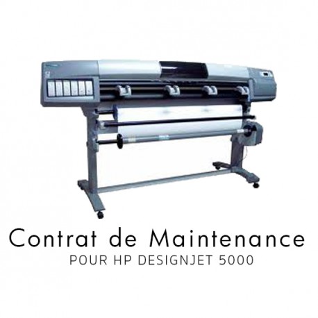 Contrat de maintenance 1 an pour HP 5000