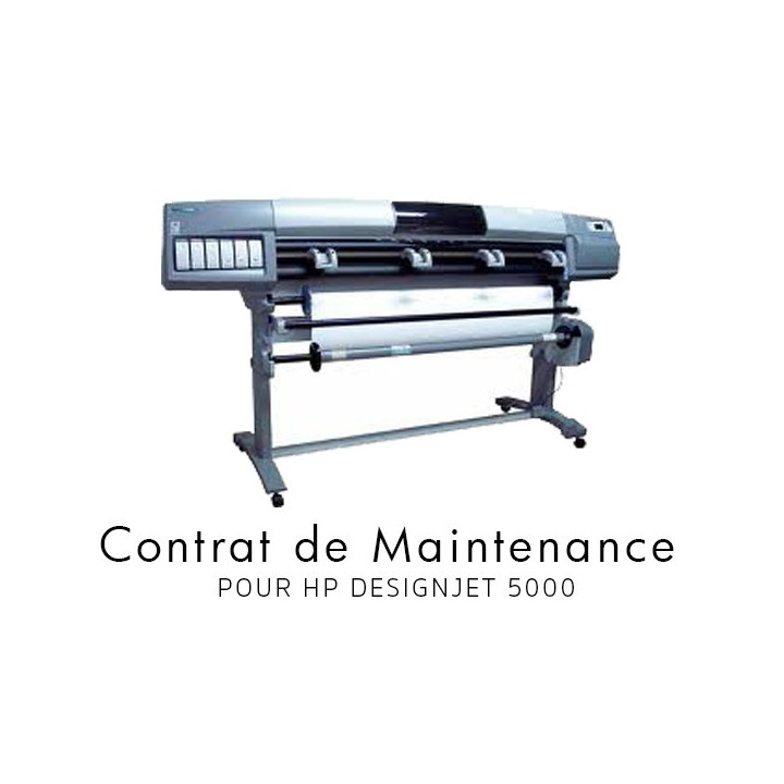 Contrat de maintenance 1 an pour HP 5000