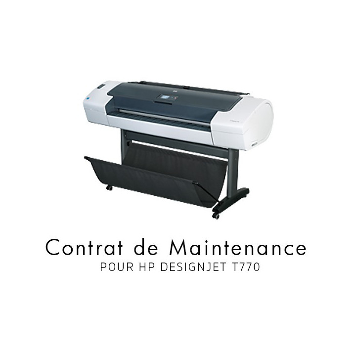Contrat de maintenance 1 an pour HP T770
