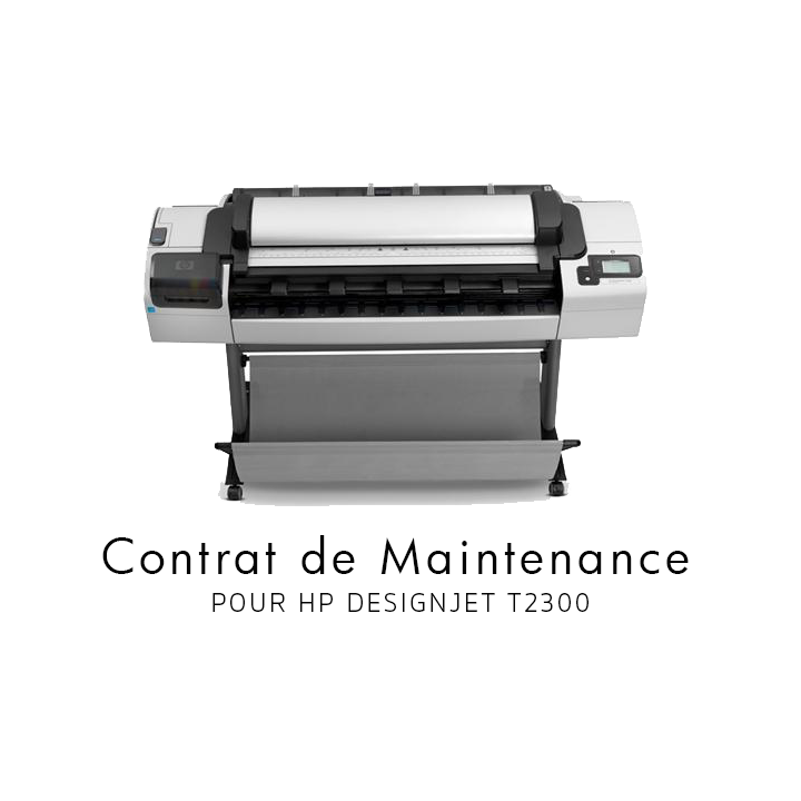 Contrat de maintenance 1 an pour HP T2300