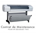 Contrat de maintenance HP T610 - 1 an