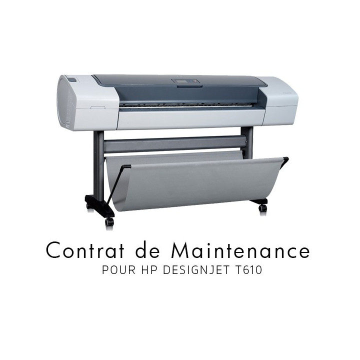Contrat de maintenance 1 an pour HP T610