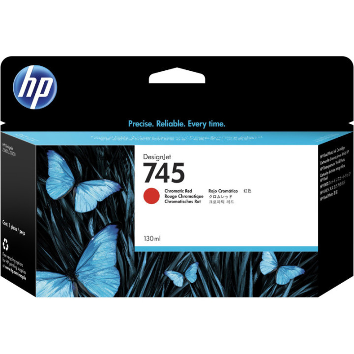 Cartouche d'encre Rouge Chromatique HP 745 130ML