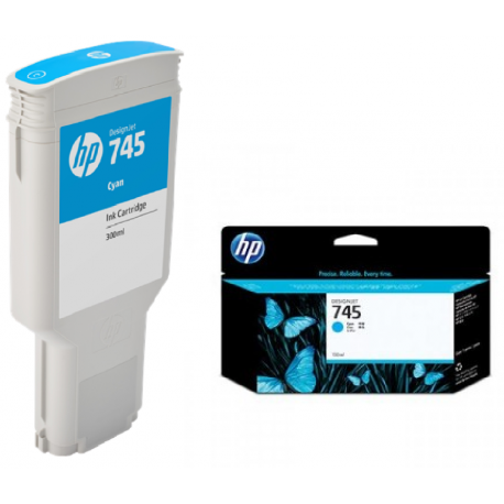Cartouche d'encre Cyan HP 745 300ML