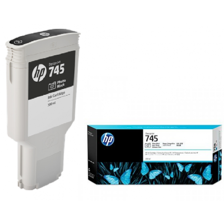 Cartouche d'encre Noir Photo HP 745 300ML