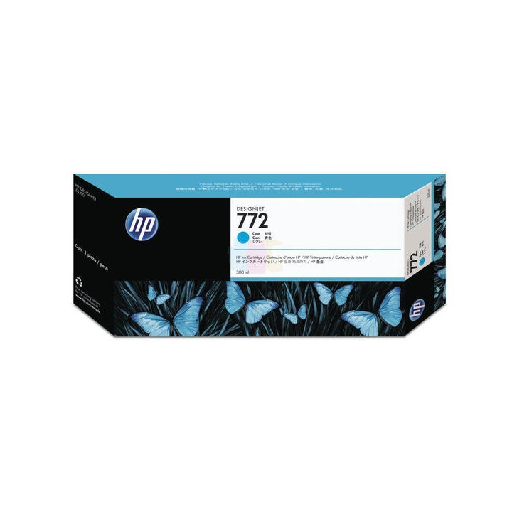 Cartouche d'encre Cyan HP 772, 300Ml