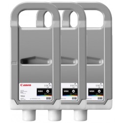Pack 3 xCartouche d'encre CANON PFI-707MBK Noir Mat 700ml