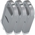 Pack 3 xCartouche d'encre CANON PFI-707BK Noir 700ml