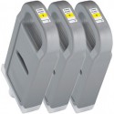 Pack 3 xCartouche d'encre CANON PFI-707Y Jaune 700ml